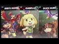 Super Smash Bros Ultimate Amiibo Fights  – Request #14018 Banjo vs Isabelle vs Duck Hunt