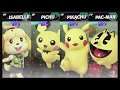 Super Smash Bros Ultimate Amiibo Fights  – Request #14079 Isabelle v Pichu v Pikachu v Pac Man