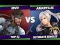 S@X 394 Online Top 32 - MVD (Snake) Vs. Amaryllis (Bayonetta, Robin) Smash Ultimate - SSBU