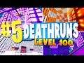 TOP 5 BEST LEVEL 100 DEATHRUN Creative Maps In Fortnite | Fortnite Deathrun Map CODES