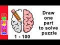 Tricky Line: Draw the Part Levels 1 - 100 Drawing Puzzle - Draw one part to solve puzzle