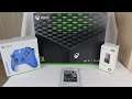 Xbox Series X (w/ Shock Blue Controller & Seagate Expansion) Unboxing!