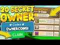 ALL 20 SECRET OWNER CODES IN POWER SIMULATOR! Roblox
