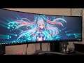 AOC AG493UCX Reactive Screen Animation