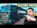 Custom Paint in 🚛 Euro Truck Simulator 2 Road to the Black Sea