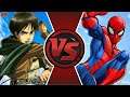 EREN YEAGER vs SPIDER-MAN! (Attack on Titan vs Marvel) | CARTOON FIGHT CLUB