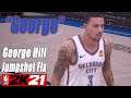 George Hill Jumpshot Fix NBA2K21 with Side-by-Side Comparison