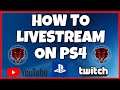 How to set up and fix the livestream on PS4 | KIKI THE RED PANTHER