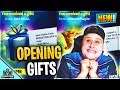 Opening Fortnite Gifts