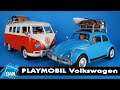 PLAYMOBIL Volkswagen Beetle & T1 Camping Bus | Classic Vehicle Playsets