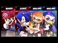 Super Smash Bros Ultimate Amiibo Fights  – Request #17926 Sonic & Mario vs Inklings