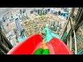 this water slide will make your heart stop..