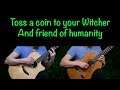 Toss A Coin To Your Witcher (Cover Lyrics Acoustic Chords Fingerstyle Classical Guitar Lesson Tabs)