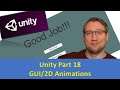 Unity Part 18: Level End Screen / GUI Animation / Pop-Up menu