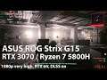 ASUS ROG Strix G15 G513QR Gaming - Cyberpunk 2077 - GeForce RTX 3070 Mobile (Ryzen 7 5800H)