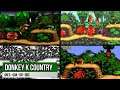 DONKEY KONG COUNTRY Rare SNES GBA GB GBC 4 on 1 SPLITSCREEN GAME COMPARED 60 FPS HD 1994 SPLIT-STEVE