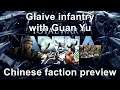 Glaive infantry with Guan Yu - Total War: Arena Chinese faction preview