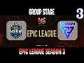 HCE vs Tundra Game 3 | Bo3 | Group Stage Epic League Season 3 Europe/CIS 2021