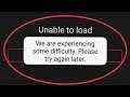 How To Fix Unable To Load || We Are Experiencing some difficulty Try Again in Airtel Xstream Android