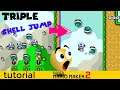 La técnica más difícil? 😱 Triple shell jump, tutorial | SMM2 en español