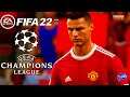 Manchester United vs Villarreal | Champions League 2022 FIFA 22 PS5 MOD Reshade HDR Next Gen