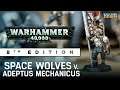 Space Wolves & Adeptus Mechanicus vs. Orks | Warhammer 40,000 Battle Report - Grim Dark Dawn [2x21]