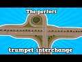 The perfect trumpet interchange [Vanilla Cities: Skylines Build]