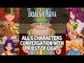 All 6 Characters Conversation with Priest of Light - Trials of Mana Remake 2020 (Japanese Voice)