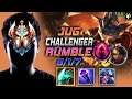 Challenger Rumble Jungle vs Nidalee - 챌린저 정글 럼블 템트리 룬 밤수 수확 ランブル Рамбл 机械公敌 藍寶 - LOL KR 11.15
