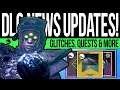 Destiny 2 | DLC NEWS UPDATES! Weapon GLITCH, Pre-Order Delay, Finale Quest, Bugs & Traveler Healed?