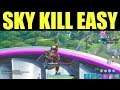 Eliminations at Sky Platforms Fortnite - How to Get Eliminations at sky Platforms EASY!
