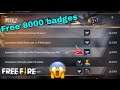 Free 8000 badges in free fire season 38 elight pass