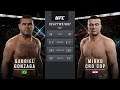 Gabriel Gonzaga Vs. Mirko Cro Cop : UFC 2 Gameplay (Pro Difficulty) (AI Vs. AI) (PS4)