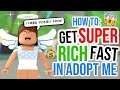How To Get RICH FAST & EASY In Adopt Me!!! | SunsetSafari