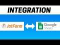 How to Integrate JotForm with Google Sheets