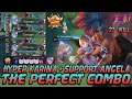 HYPER KARINA + SUPPORT ANGELA THE PERFECT COMBO | 2X SAVAGE AND 1X MANIAC |  MOBILE LEGENDS