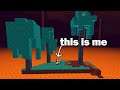 I created a Minecraft world that started in the Nether