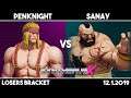 PenKnight (Alex) vs Sanay (Zangief) | SFV Losers Bracket | Synthwave X #12