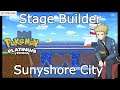 Super Smash Bros. Ultimate - Stage Builder - Stage Builder - "Sunyshore City"