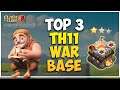 TOP 3 TH11 WAR BASE 2020 (COPY LINK) | New Town Hall 11 War Bases Links Anti 3 Star | Clash of Clans
