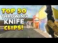 TOP 50 VIRAL THROWING KNIFE CLIPS OF ALL TIME! (PART 1)