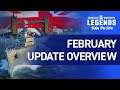 World of Warships: Legends – February Update Overview | PS4