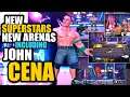 WWE 2K Battlegrounds : NEW UNLOCKED SAVE FILE featuring All Arenas, Superstars & JOHN CENA!
