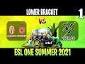 ASM Gambit vs Vikin.gg Game 1 | Bo3 | Lower Bracket ESL One Summer 2021 | DOTA 2 LIVE