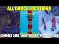 'DANCE AT COMPACT CARS, LOCKIE'S LIGHTHOUSE, AND A WEATHER STATION' LOCATIONS (Fortnite Challenge)