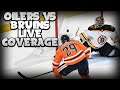 Edmonton Oilers vs Boston Bruins Fan Game Reaction On Dolynny TV | Evan Bouchard Discussion
