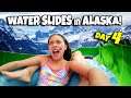 GIRLS GET STUCK ON WATER SLIDE IN ALASKA!!! Norwegian Bliss Glacier Bay - Cruise Week Day 4
