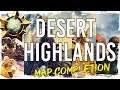Guild Wars 2 - Desert Highlands Map Completion with Custom Markers