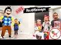 Hello Neighbor Kid in Real Life Steals My JoJo Bow Bow Twisty Petz! Toy Scavenger Hunt!