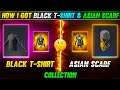 How I Got Black T-shirt & Asian Scarf || Rare Collection Video || Garena Free Fire || #ff #freefire
